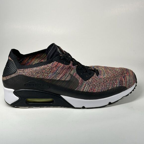 NIKE AIR MAX 90 ULTRA 2.0 FLYKNIT "MULTI COLOR" Mens Size 11 [875943-002] - Picture 9 of 14